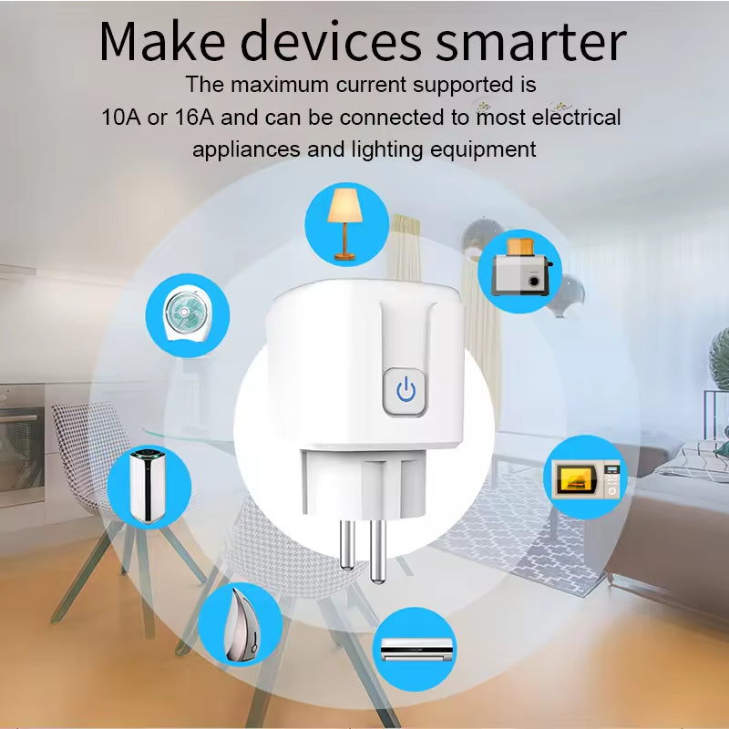 Smart WiFi 2.4G Wireless Remote Socket App-Controlled