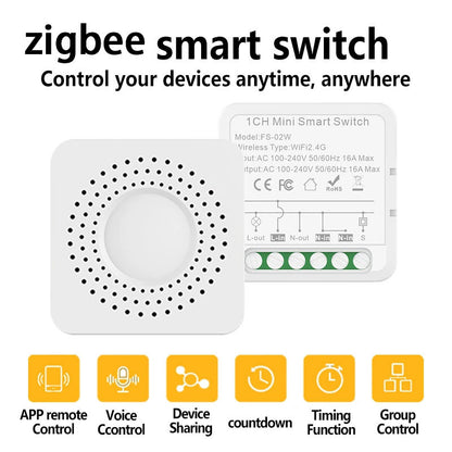 WIFI graffiti smart switch on-off switch Zigbee 4 Gang