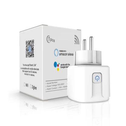 Smart WiFi 2.4G Wireless Remote Socket App-Controlled EU Plug