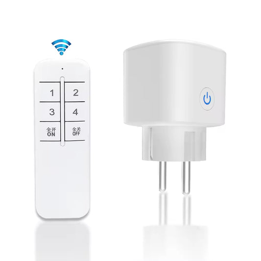 Smart WiFi 2.4G Wireless Remote Socket App-Controlled