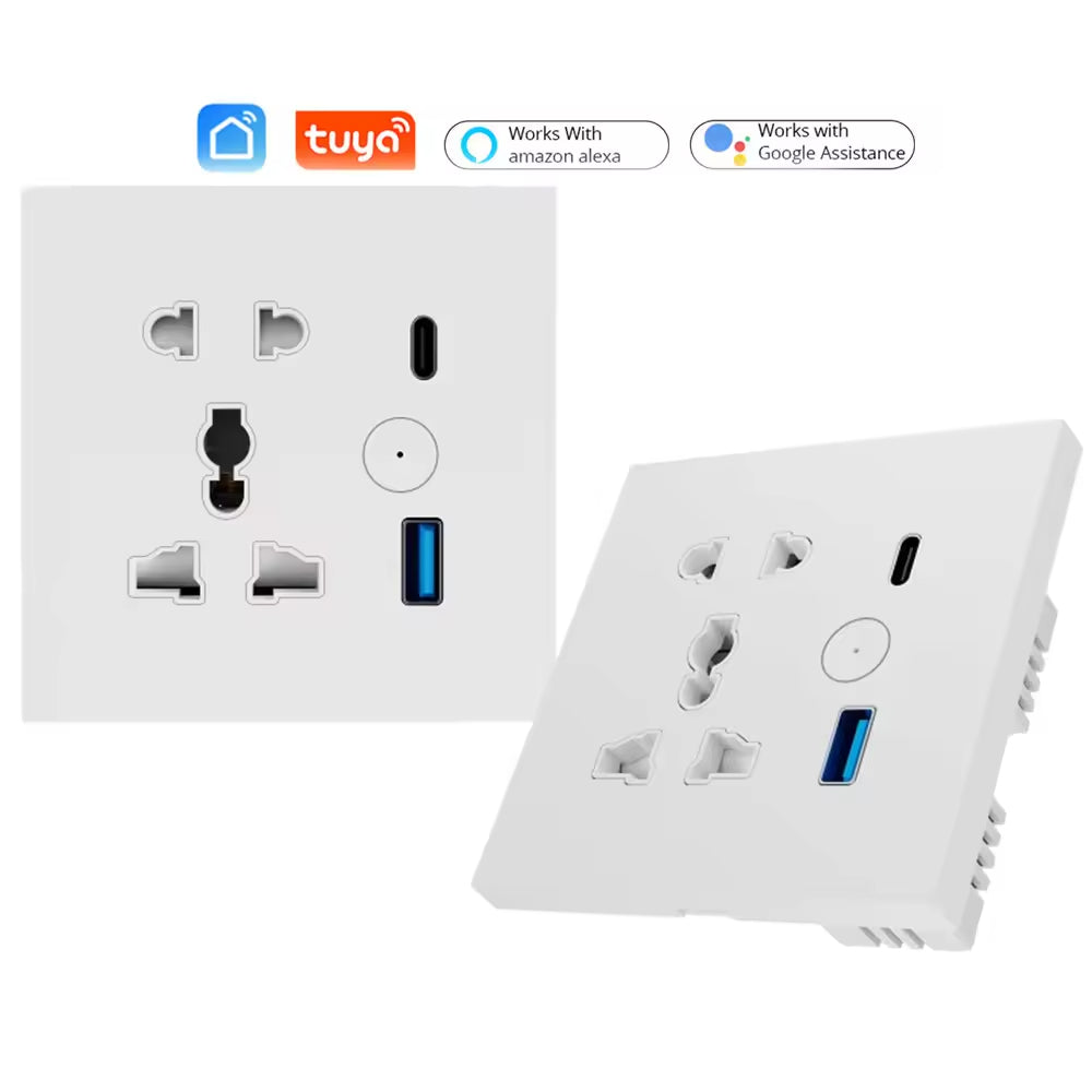 Usb Outlet Multiple Plug Wifi Smart Switch Socket  Remote Control