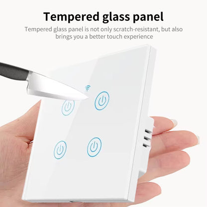 Tuya WiFi Smart Home Light Switches Touch Panel Remote Control