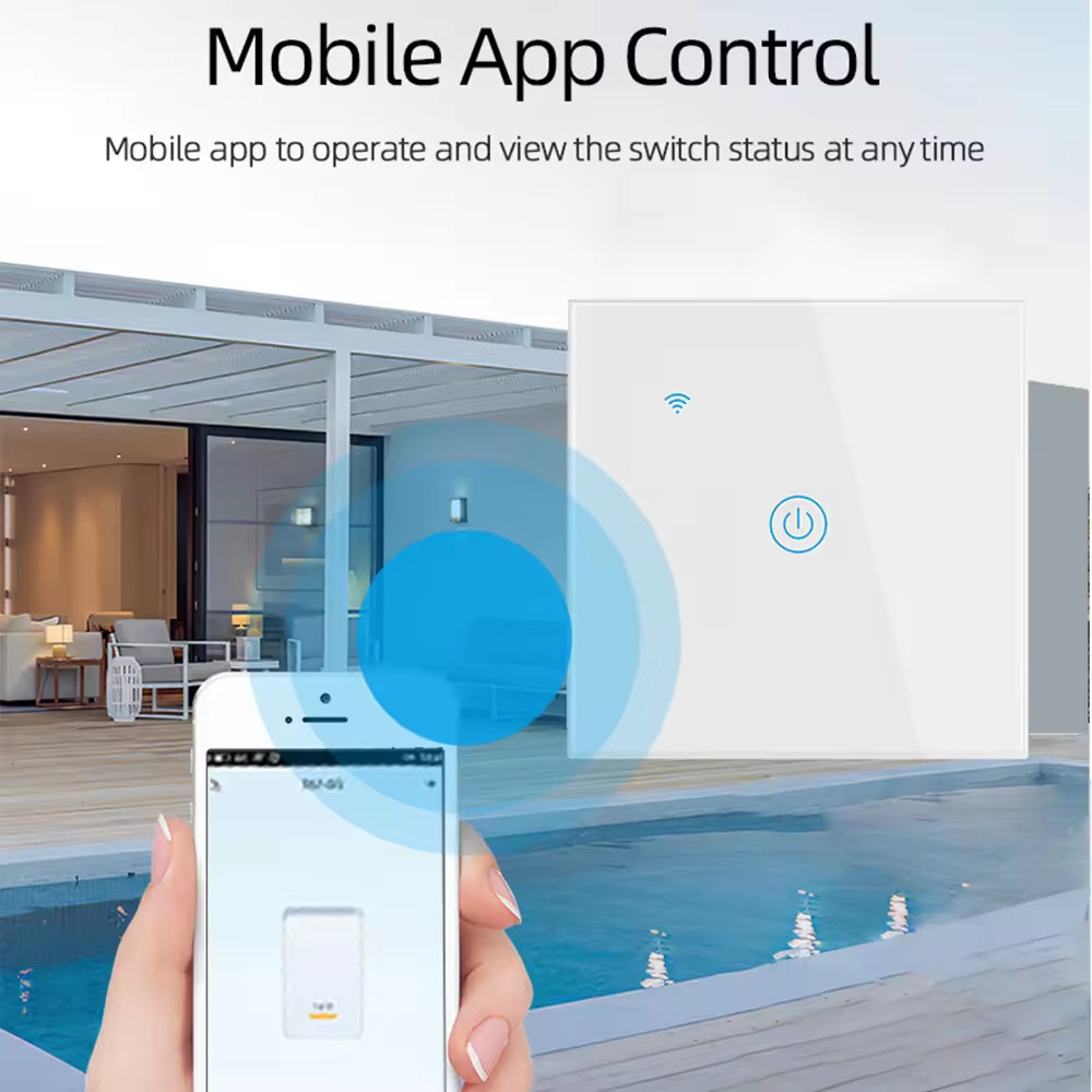 Tuya WiFi Smart Home Light Switches Touch Panel Remote Control