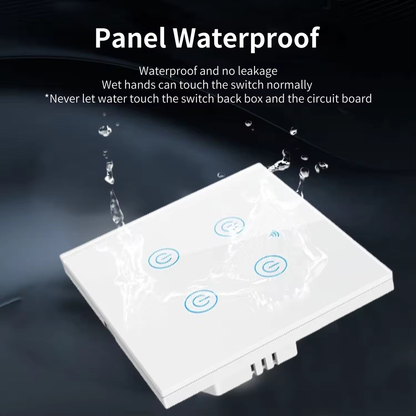 Tuya WiFi Smart Home Light Switches Touch Panel Remote Control